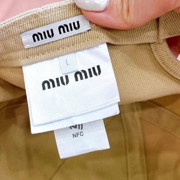 BRAND NEW MIUMIU HAT WITH DUST BAG, L - Picture 6 of 8